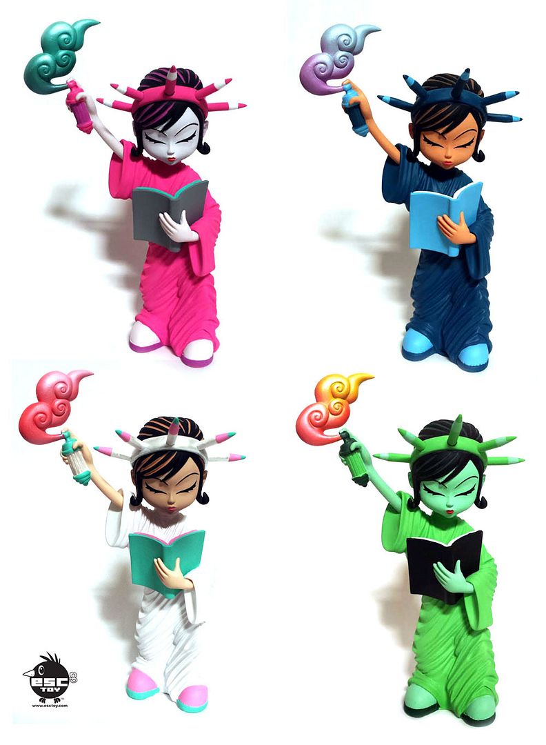 "Little Liberty" vinyl figure release from Erick Scarecrow and ESC Toys